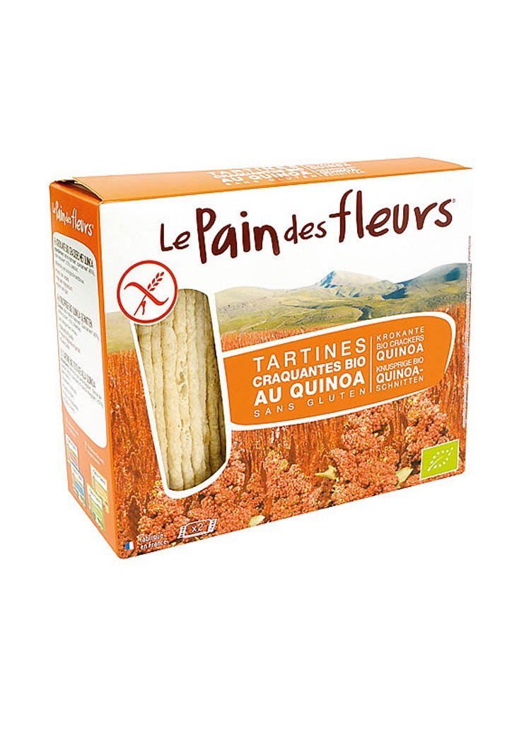 Bio Τραγανά Κράκερς με Κινόα-Le Pain Des Fleurs-NorasDeli