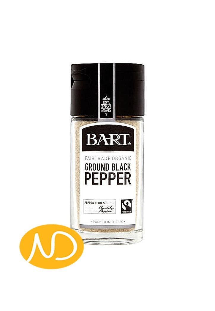 Fairtrade Organic Ground Black Pepper-Bart-NorasDeli