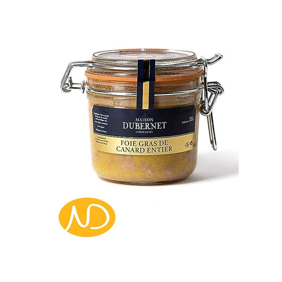 Foie Gras Πάπιας Entier Βάζο 200g-Dubernet-NorasDeli