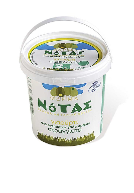 Γιαούρτι Αγέλαδος Στραγγιστό 2% λιπαρά 1kg-Νότας-NorasDeli