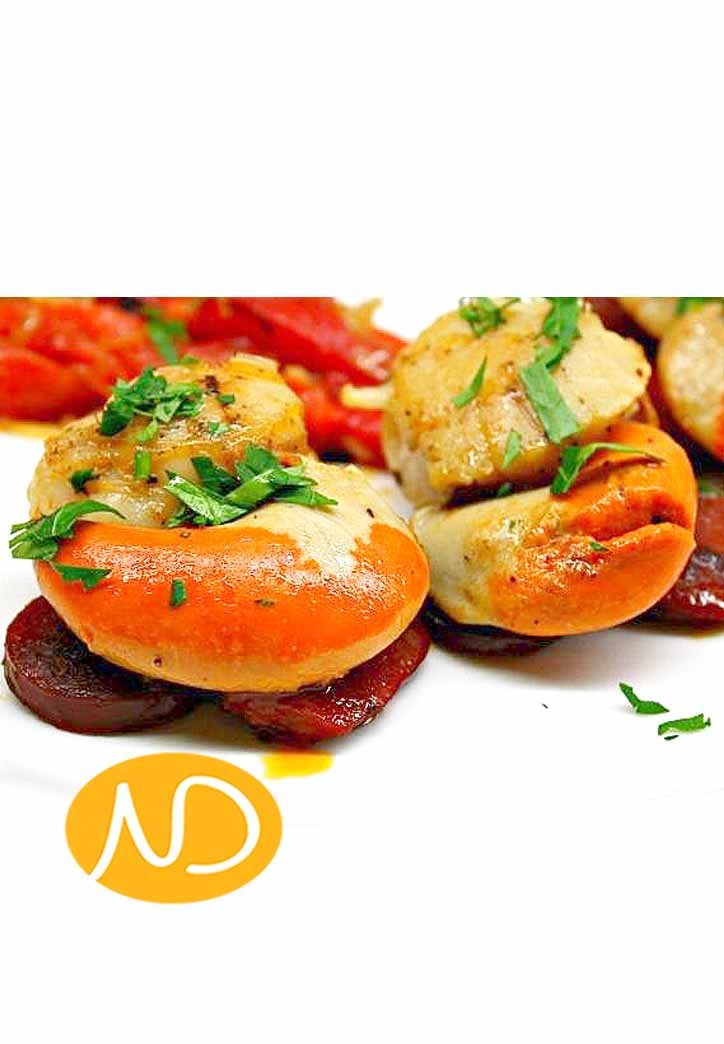 Χτένια Scallops με αυγό-NorasDeli-NorasDeli