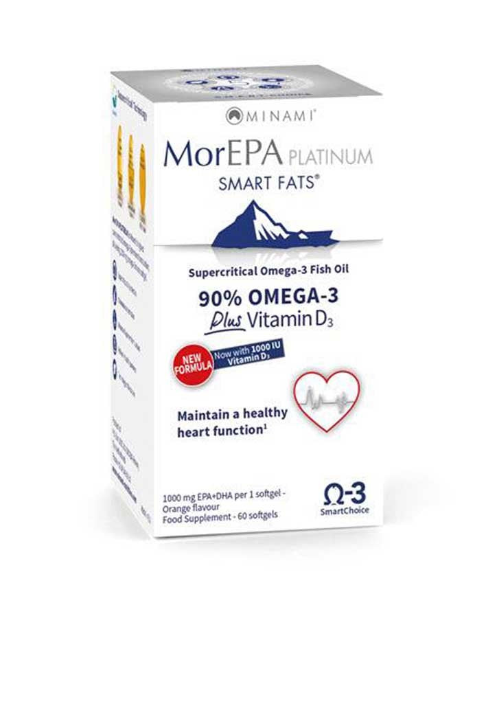 Morepa Platinum Συμπλήρωμα Διατροφής Ω3 60καψ.-Minami-NorasDeli