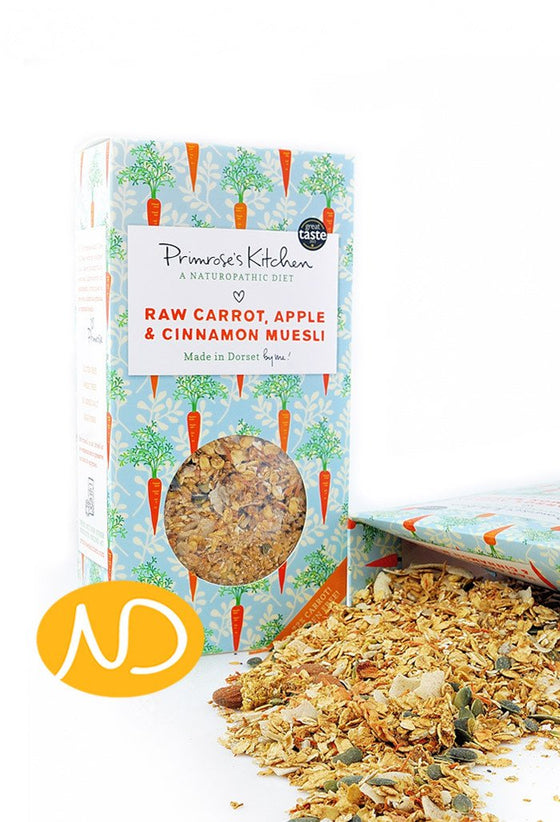 Μούσλι με Καρότο, Μήλο και Κανέλα-Primrose's Kitchen-NorasDeli
