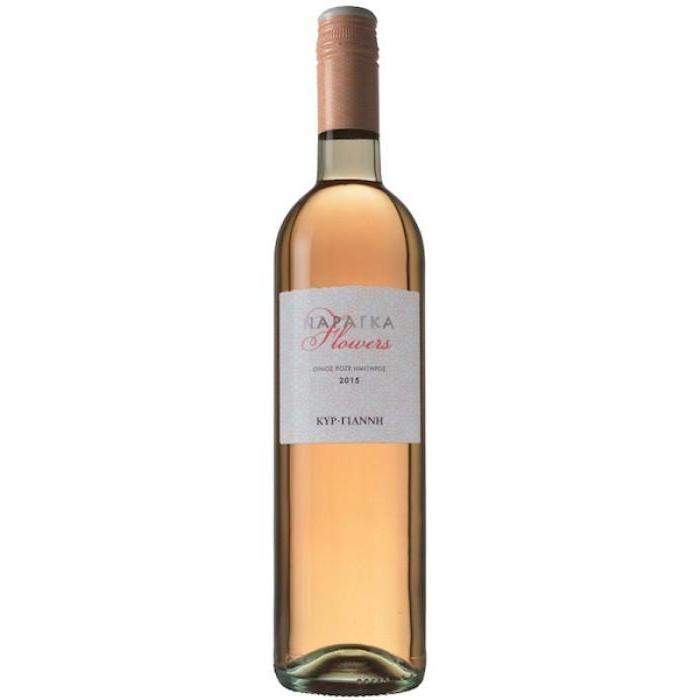 Οίνος Παράγκα Ροζέ Flowers-Κτήμα Κυρ-Γιάννη-NorasDeli