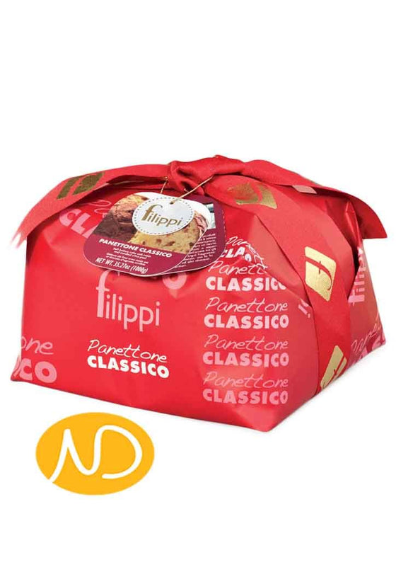Panettone ''Damerino'' Κλασικό 500g-Pasticceria Filippi-NorasDeli