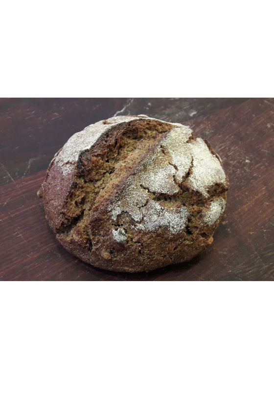 Ψωμί χωριάτικο με φυσική προζύμι, χαρούπι και καρύδια-Betty's Bakery-NorasDeli