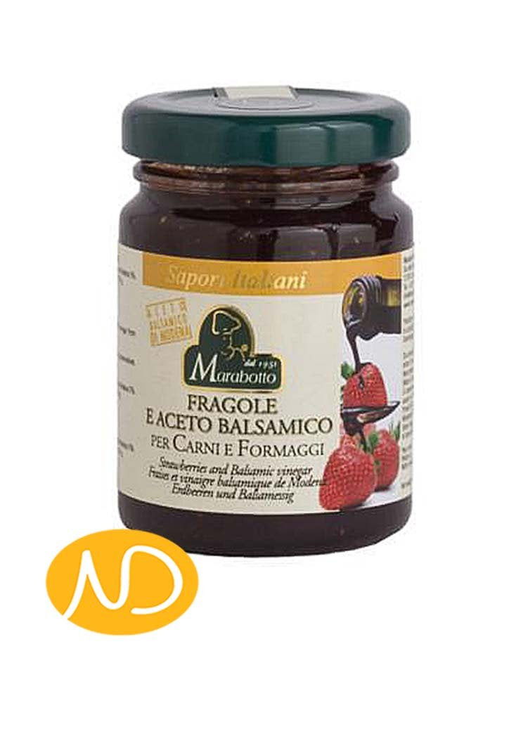 Σάλτσα Φράουλας με Βαλσάμικο Ξύδι από τη Μοδένα-Marabotto-NorasDeli