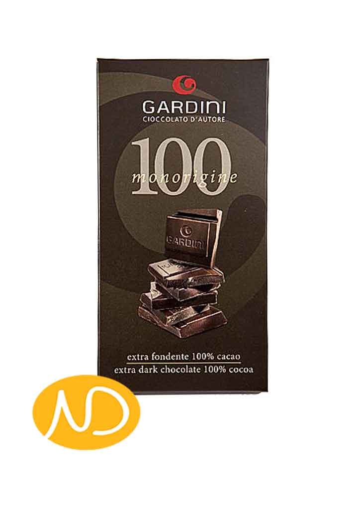 Σοκολάτα Bitter 100% Κακάο Blend-Gardini-NorasDeli