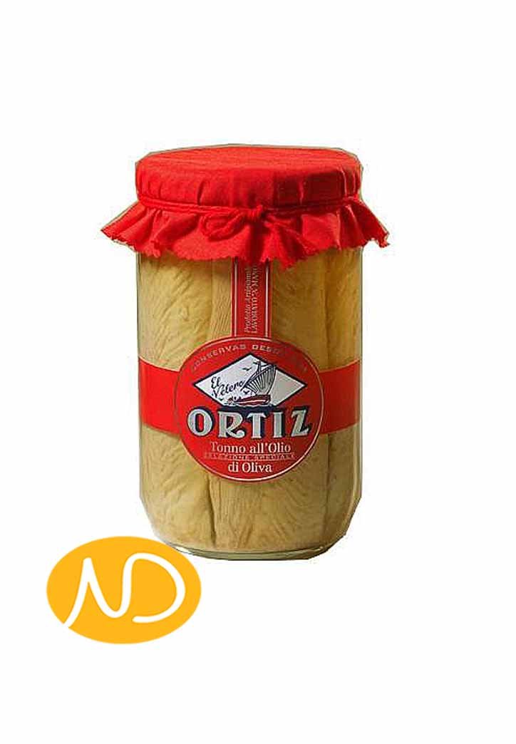 Τόνος Κιτρινόπτερος σε Ελαιόλαδο Βάζο 1.6kg-CONSERVAS ORTIZ SA-NorasDeli