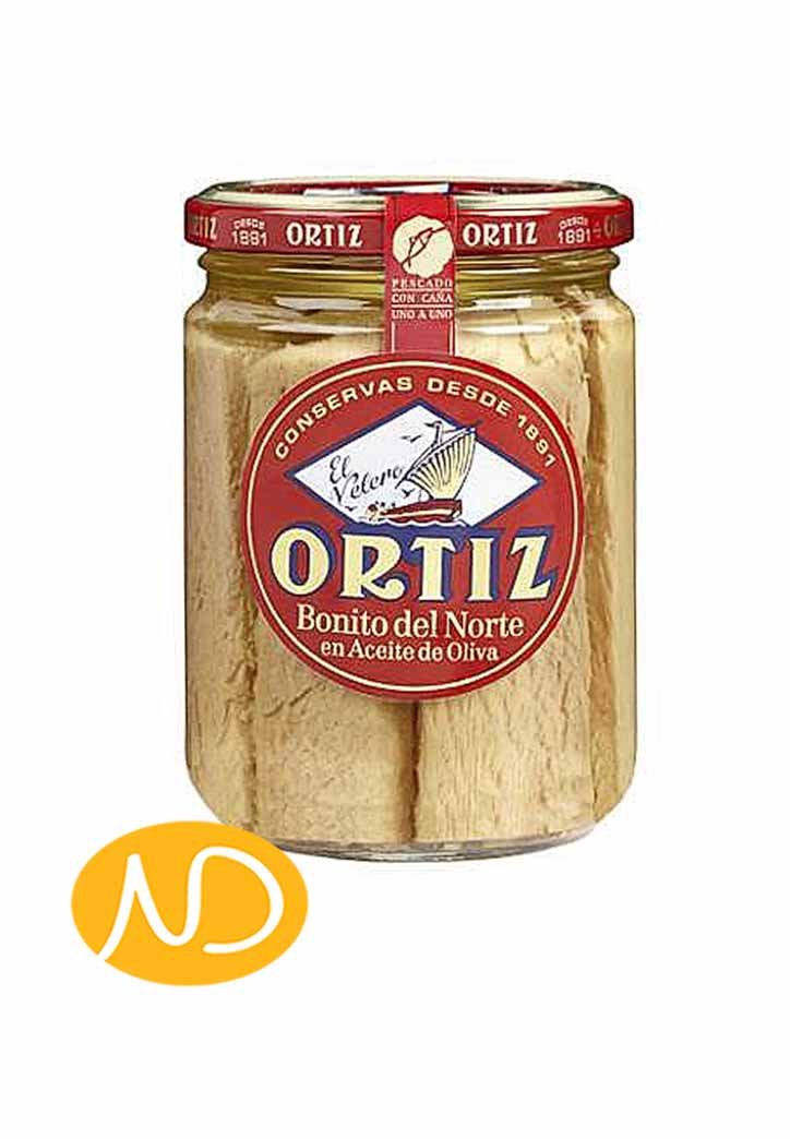 Τόνος Λευκός σε Ελαιόλαδο Βάζο-CONSERVAS ORTIZ SA-NorasDeli