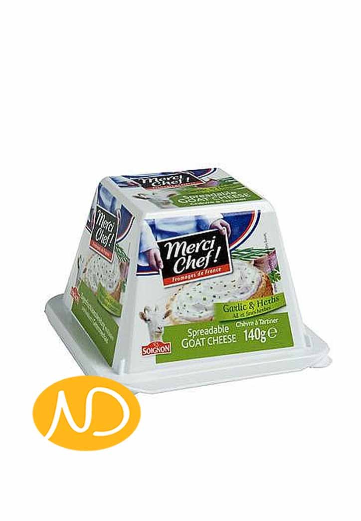 Τυρί Chevre Πυραμ. με Σκόρδο & Μυρωδικά-Merci Chef-NorasDeli